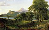 The Course of Empire The Arcadian or Pastoral State by Thomas Cole